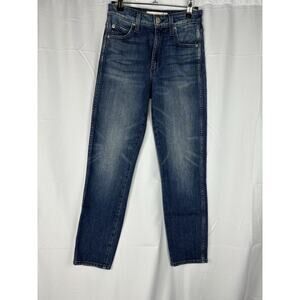 AMO High Rise Stix Crop Jeans in Girls Night Out Size 24 Made In USA